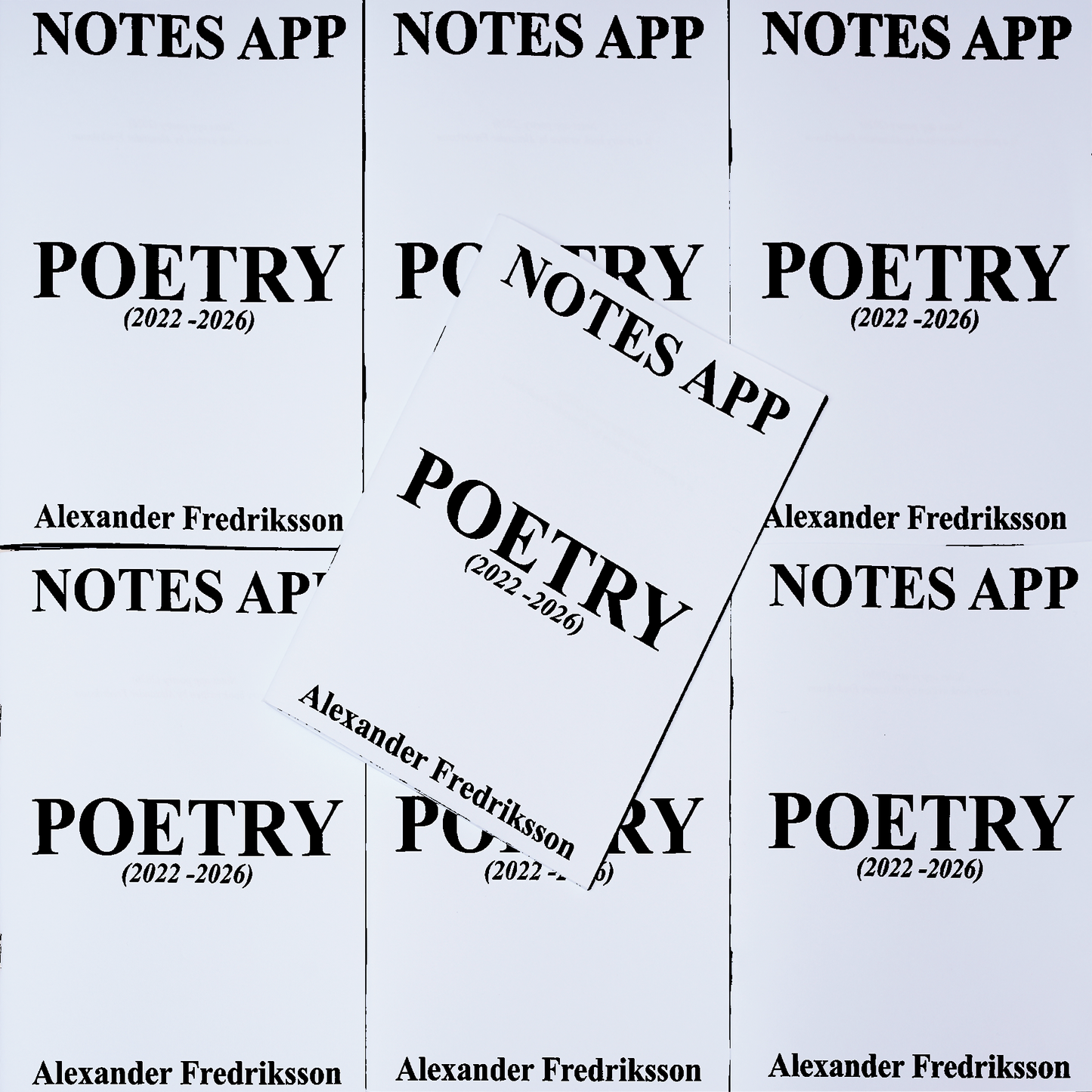 NOTES APP POETRY - zine