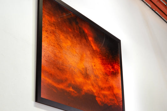 SUNSET - framed print